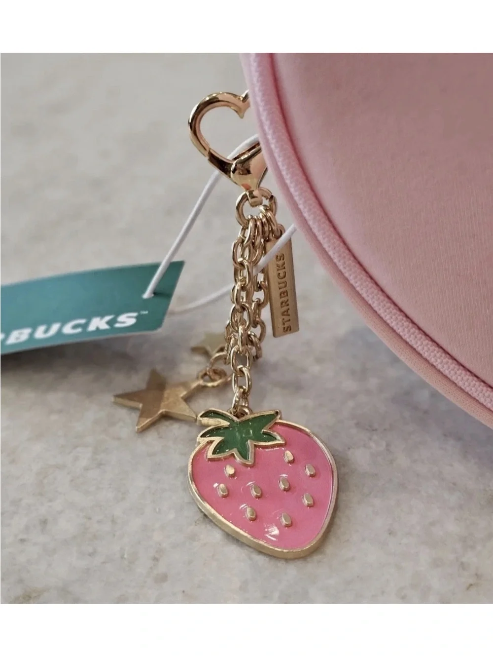 Starbucks Pink Drink Belt Bag Charms 2026 Limited Edition NWT Round Crossbody